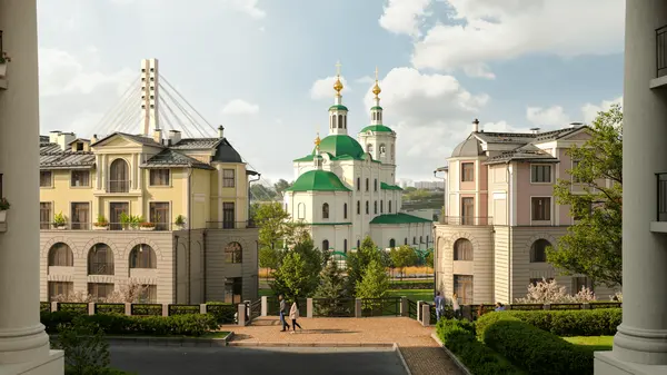 Рендер: ЖК «Архитектурный ансамбль Вознесенский»