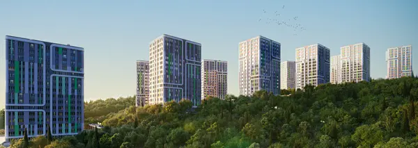 Рендер ЖК Партенит Парк