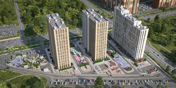Рендер ЖК Открытие