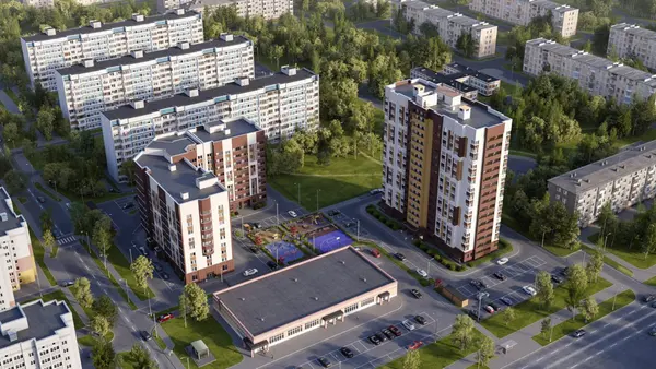 Рендер ЖК Маршал