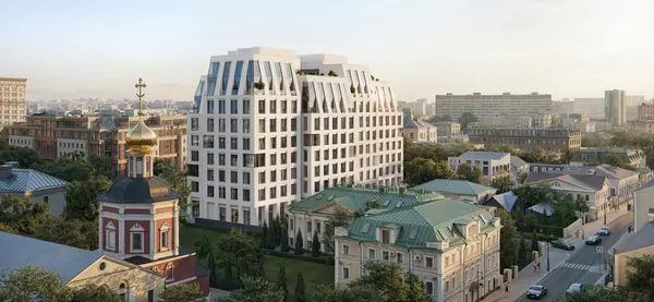 Рендер ЖК Николь, Николь Клуб и Николь Резиденция