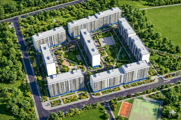 Рендер ЖК НовоМир