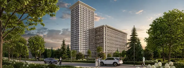 Рендер ЖК Метропарк-4