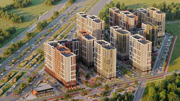 Рендер ЖК Лермонтов Парк