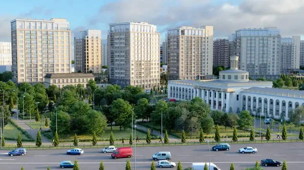 Рендер: ЖК «Лучи»