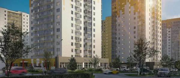Рендер ЖК КБС. Курчатова