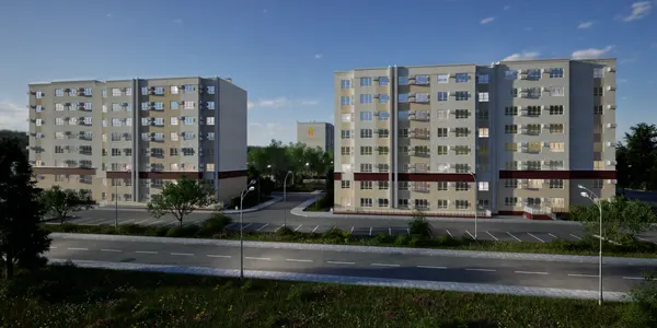 Рендер ЖК Мирград