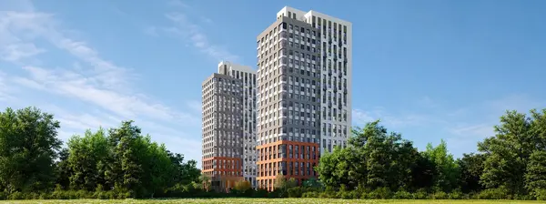 Рендер ЖК Тринити