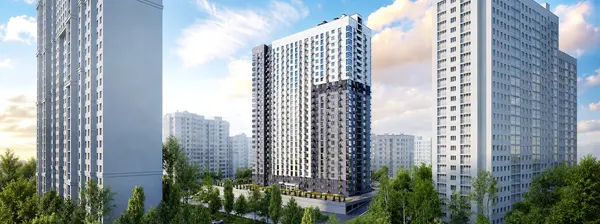 Рендер ЖК Кипарис
