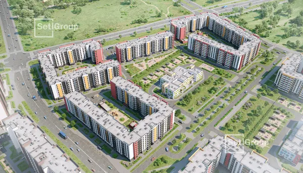 Рендер ЖК Солнечный город