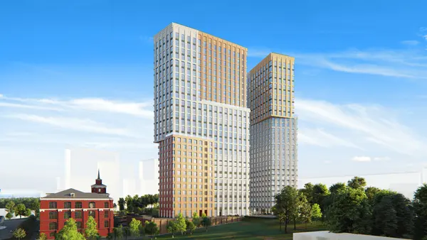 Рендер ЖК КутузовGRAD II