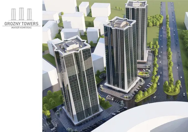 Рендер ЖК Grozny Towers