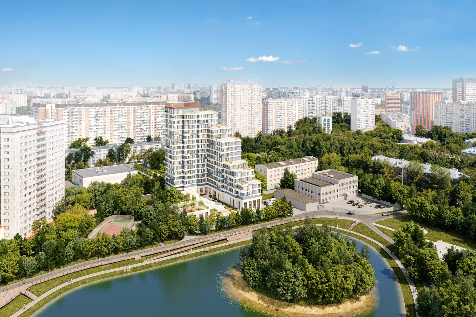 Рендер: ЖК «The LAKE»
