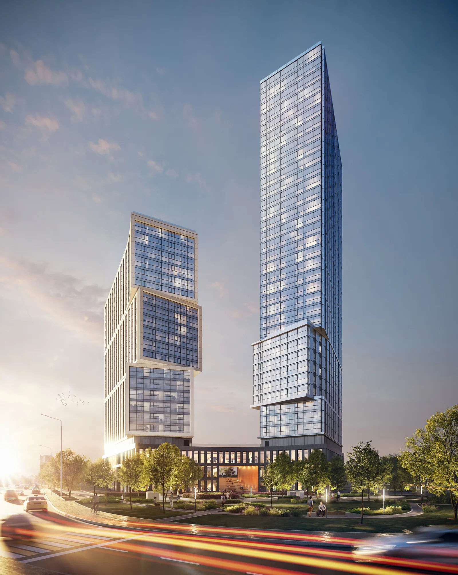 Рендер: ЖК «Жилые башни Баланс Towers»