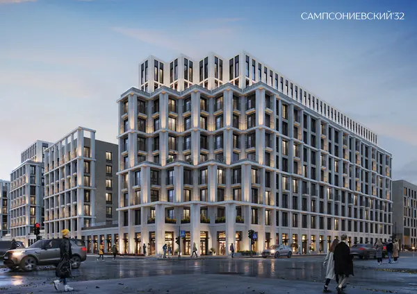 Рендер ЖК Сампсониевский 32