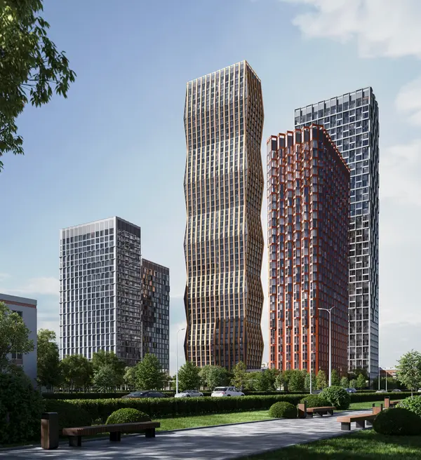Рендер ЖК INDY Towers