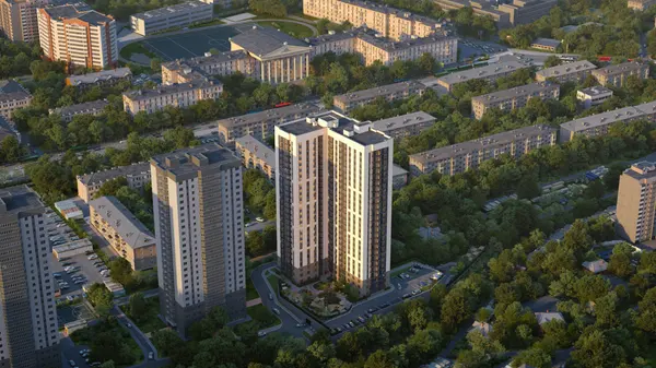 Рендер ЖК Расцветай на Дуси Ковальчук