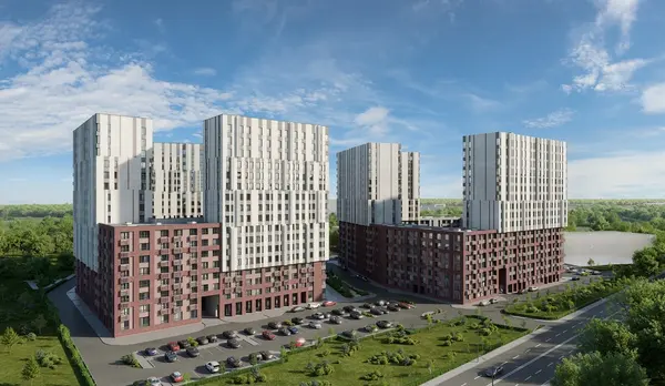 Рендер ЖК Город-парк Переделкино Ближнее (18ф 1к)