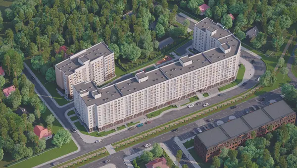Рендер ЖК КратовоГрадЪ
