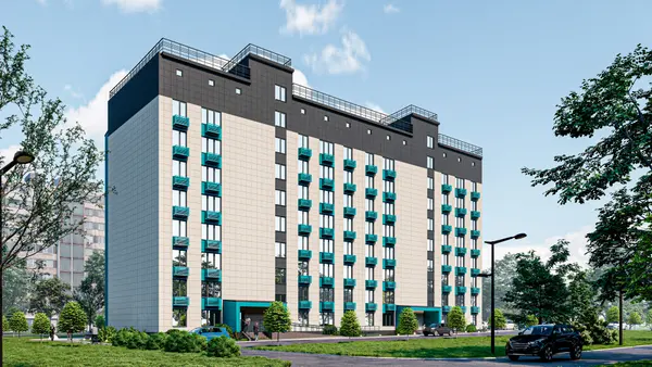 Рендер ЖК Бирюза