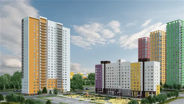Рендер ЖК Кузнечиха Город