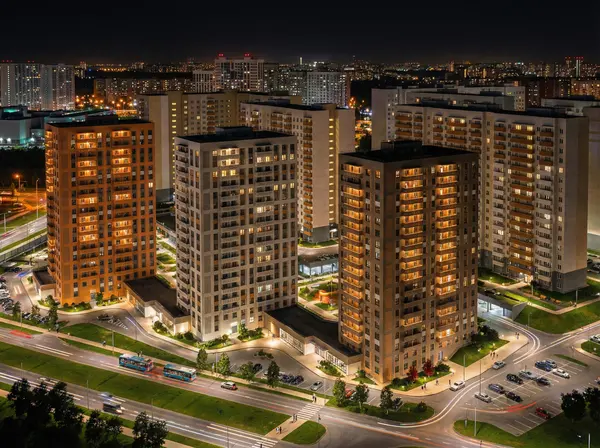 Рендер: Дома в г. Красноярск (СЗ Нанжуль 12)