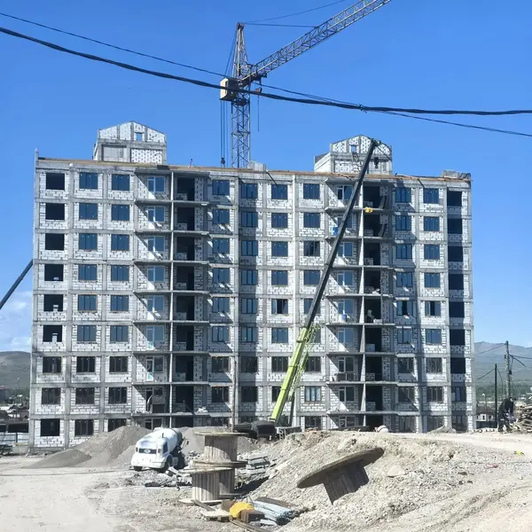 Рендер ЖК Дома на ул. Строителей (СЗ Олчей-Кежик)