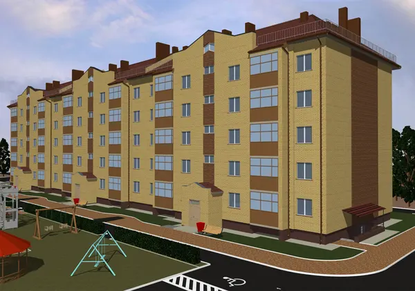 Рендер ЖК Дом в г. Саяногорск