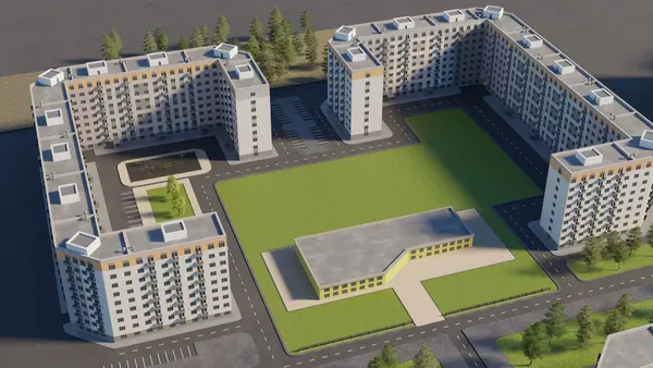 Рендер ЖК Новые Солонцы