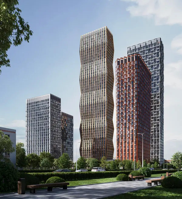 Рендер: ЖК «INDY Towers»