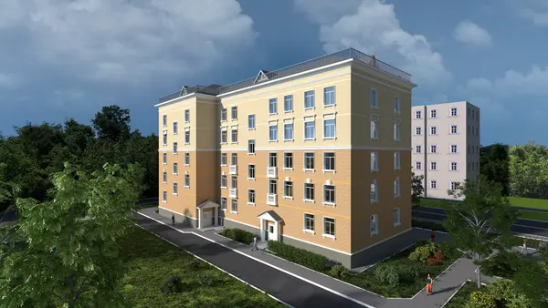 Рендер ЖК Ампир 2А