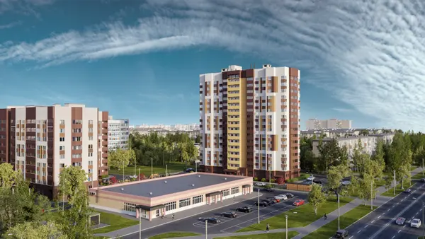 Рендер: ЖК «Маршал»