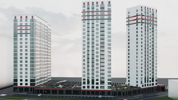 Рендер ЖК Дом в г. Ставрополь (СЗ Эвилин Км-9)