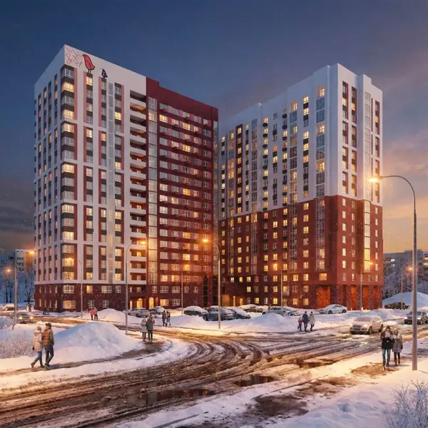 Рендер ЖК Малиновка