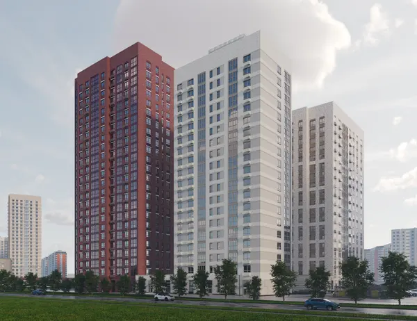Рендер ЖК , Амурская ул., вл.30 зона 2.2