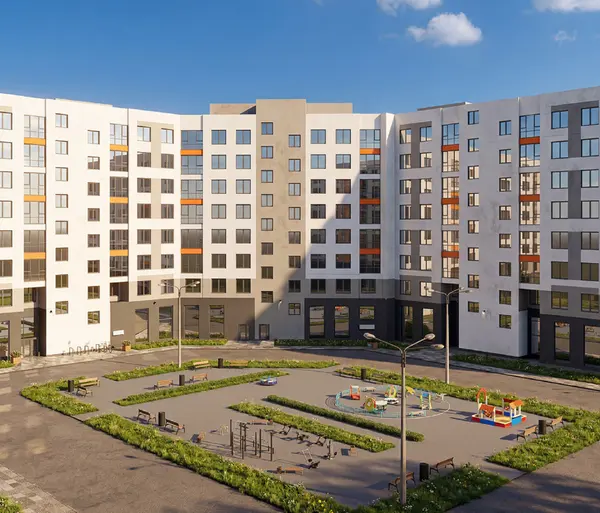 Рендер: Дома в гп Кузьмоловский