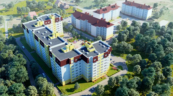 Рендер ЖК Дом на ул. Спортивная