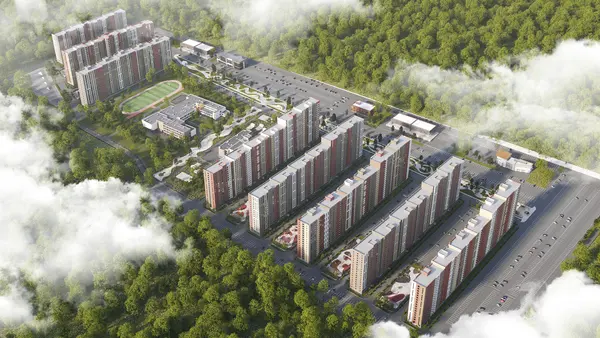Рендер ЖК Рассказово