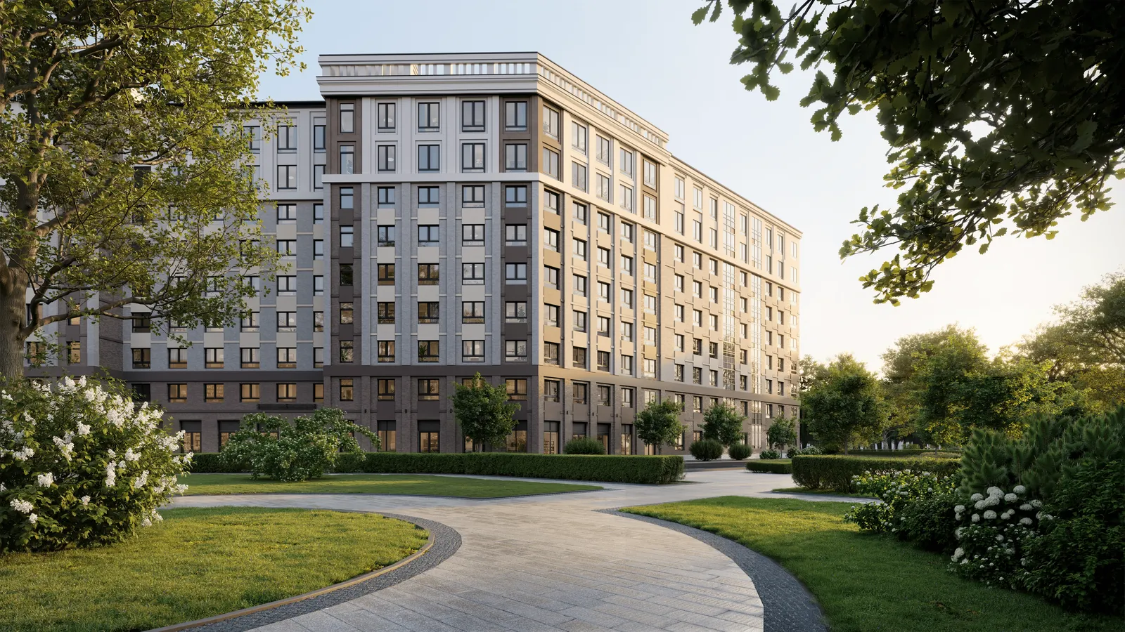 Рендер: ЖК «Аквилон РекаПарк 2»