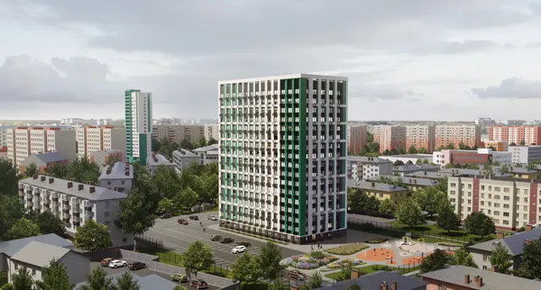 Рендер ЖК Дом на Спутника