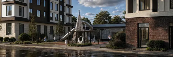 Рендер ЖК Четыре сезона