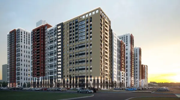 Рендер: Дома в г. Уфа (СЗ Заречьестрой)