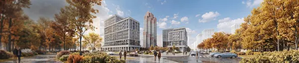 Фото двора ЖК «Деснаречье квартал Парк» в Москве