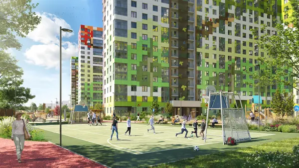 Фото двора ЖК «Светлый мир Сказочный лес» в Москве