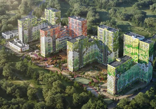 Фото двора ЖК «Светлый мир Сказочный лес» в Москве