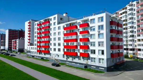 Фото фасада ЖК «Полёт» в Санкт-Петербурге