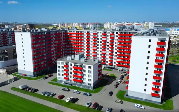 Фото фасада ЖК «Полёт» в Санкт-Петербурге